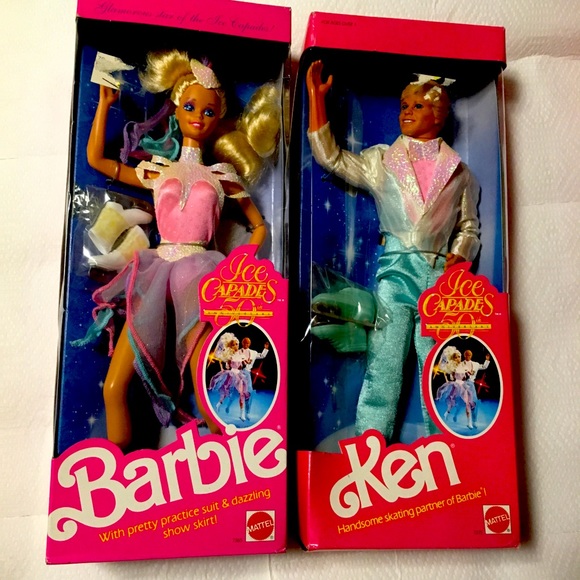 Barbie & Ken Dolls 1990’s Ice Capades 50th Anniver
